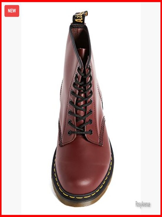 Men\'s Leather Combat Boots Size 7, Air-Cushioned Soles, Lace-Up main image 5